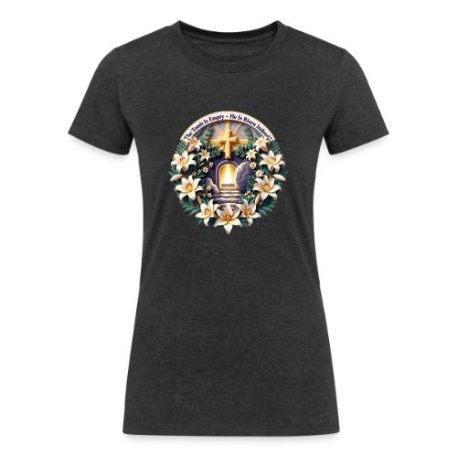 Easter The Tomb Is Empty T Shirt, Christian Gift - Women's Tri-Blend Organic T-Shirt