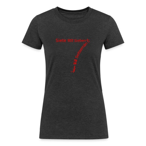 7 - Women's Tri-Blend Organic T-Shirt