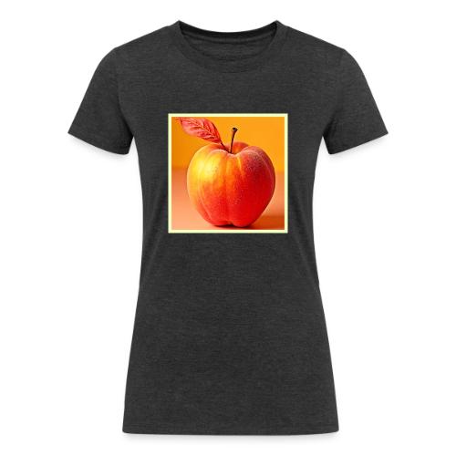Golden Peach Perfection Design - Women's Tri-Blend Organic T-Shirt