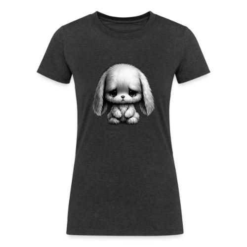 Sad Puppy Meme with Puppy Standing - Women's Tri-Blend Organic T-Shirt