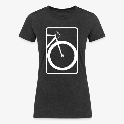 Front Wheel Forward - Women's Tri-Blend Organic T-Shirt