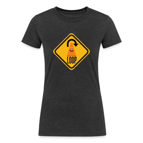 Coney’s Loop Sign - Women's Tri-Blend Organic T-Shirt