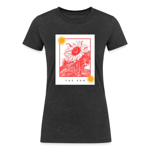 The Sun Tarot - Women's Tri-Blend Organic T-Shirt