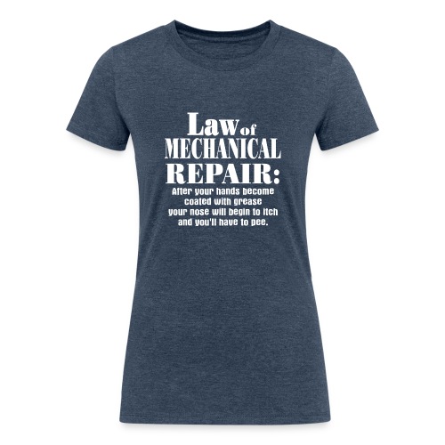 Law of Mechanical Repair - Women's Tri-Blend Organic T-Shirt