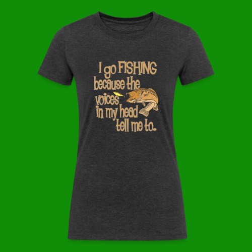 Fishing Voices - Women's Tri-Blend Organic T-Shirt