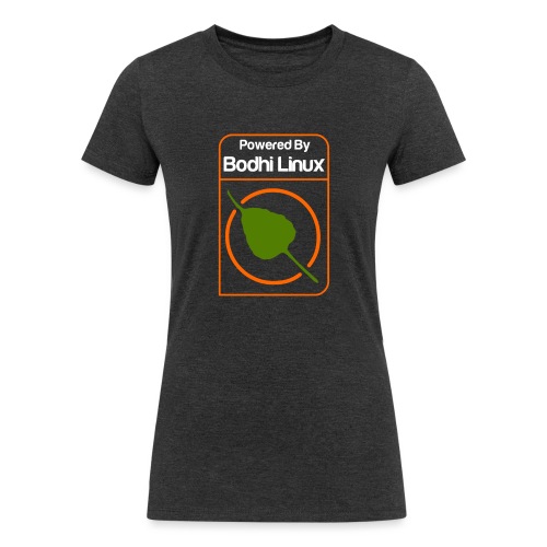 Powered by Bodhi Linux - Women's Tri-Blend Organic T-Shirt