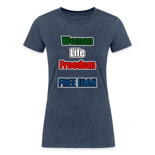 Woman Life Freedom - Women's Tri-Blend Organic T-Shirt