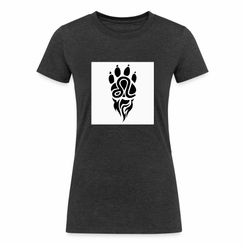 Black Leo Zodiac Sign - Women's Tri-Blend Organic T-Shirt