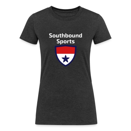 The Southbound Sports Shield Logo. - Women's Tri-Blend Organic T-Shirt