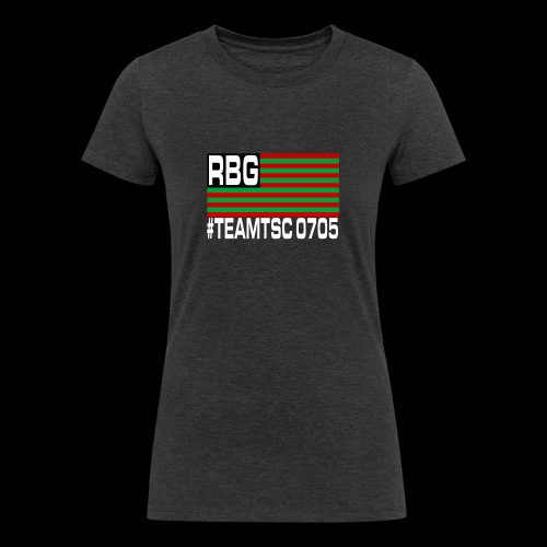 TeamTSC RBGFlag 2 - Women's Tri-Blend Organic T-Shirt