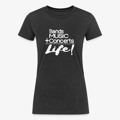 Music is Life - Women's Tri-Blend Organic T-Shirt