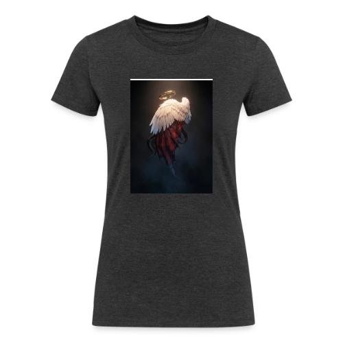 Angel vs Demon Wings Dark Aesthetic Gothic T-Shirt - Women's Tri-Blend Organic T-Shirt