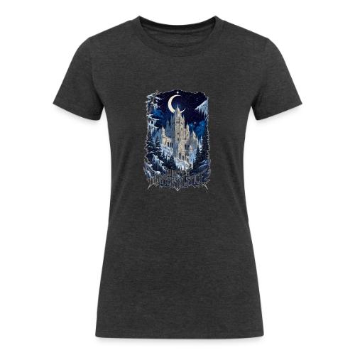 Celestial Winter Temple T-Shirt - Women's Tri-Blend Organic T-Shirt