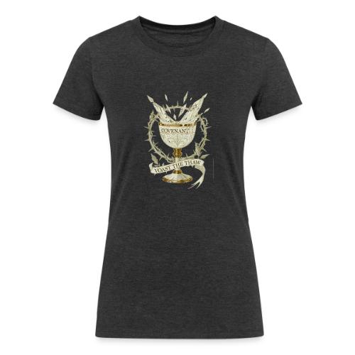 Frosted Chalice Covenant T-Shirt - Women's Tri-Blend Organic T-Shirt