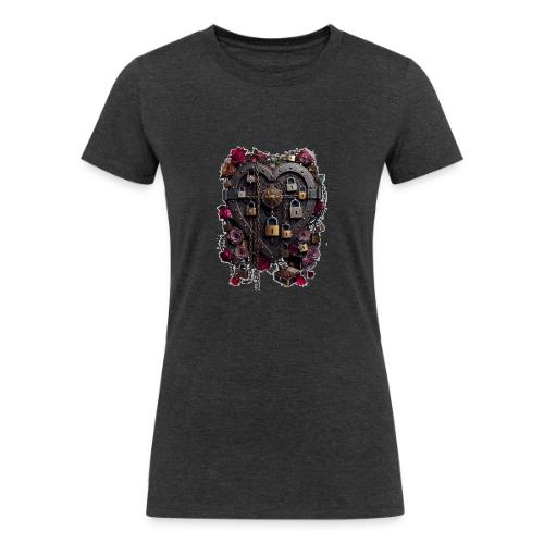 My Heart Permanently on Vacation T-Shirt - Women's Tri-Blend Organic T-Shirt