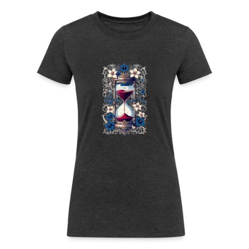 Our Moments Defy Time Hourglass Gifts T-Shirt - Women's Tri-Blend Organic T-Shirt