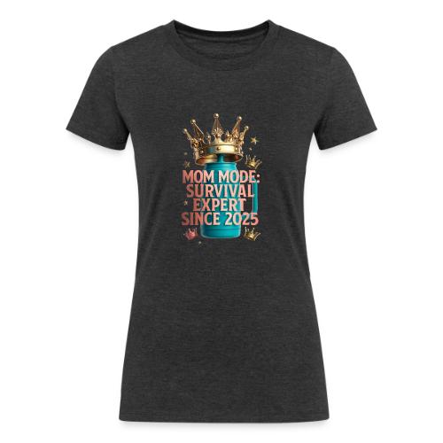 Mom Mode Survival Expert Tee - Women's Tri-Blend Organic T-Shirt