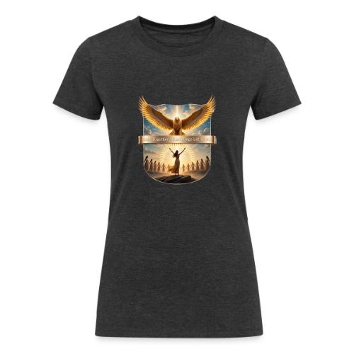 Women’s Day Eagle Matriarch T Shirt,, Gift for Mom - Women's Tri-Blend Organic T-Shirt