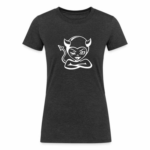 Devil Girl - Women's Tri-Blend Organic T-Shirt