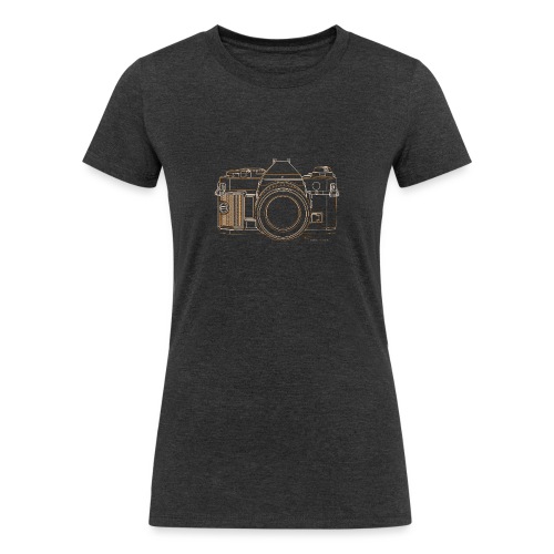 Camera Sketches - Canon AE1 Program - Women's Tri-Blend Organic T-Shirt