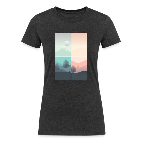 Travelling through the ages - Women's Tri-Blend Organic T-Shirt