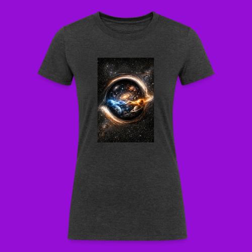 EntangledPhotonsWormhole - Women's Tri-Blend Organic T-Shirt