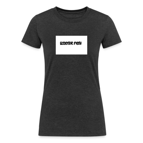 scoot path - Women's Tri-Blend Organic T-Shirt