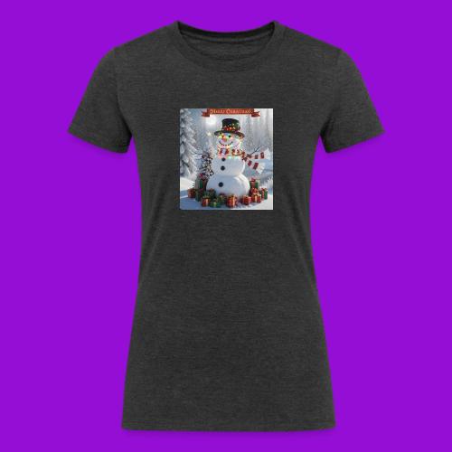 Merry Christmas - Women's Tri-Blend Organic T-Shirt