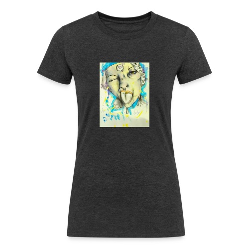 lisa pisa - Women's Tri-Blend Organic T-Shirt
