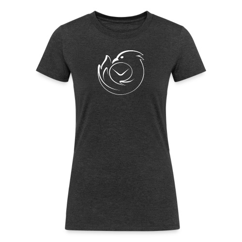 Thunderbird Logo Outline - Women's Tri-Blend Organic T-Shirt