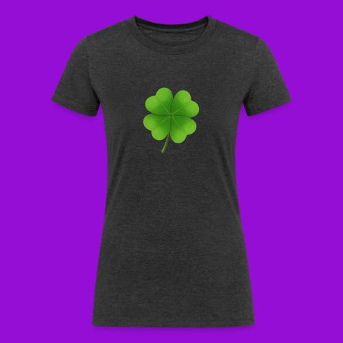 Four leaf clover - Women's Tri-Blend Organic T-Shirt