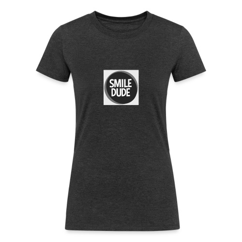 smile dude - Women's Tri-Blend Organic T-Shirt