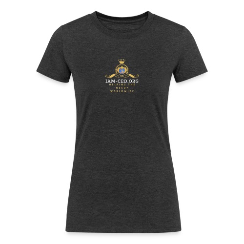 IAM-CED.ORG CROWN - Women's Tri-Blend Organic T-Shirt