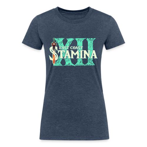 East Coast Stamina 12 - Women's Tri-Blend Organic T-Shirt