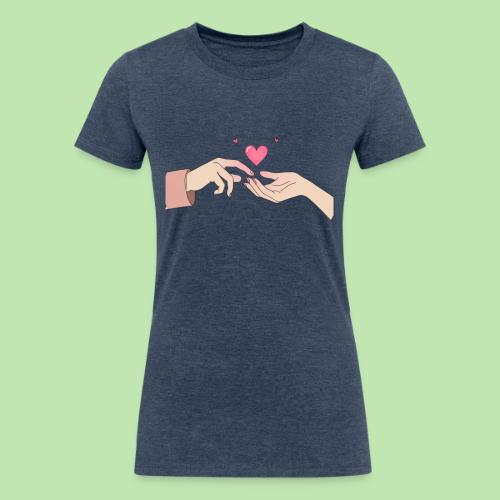 Valentine’s Touch - Women's Tri-Blend Organic T-Shirt