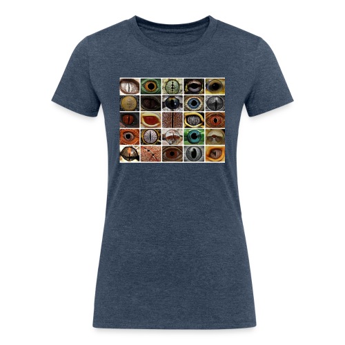 Reptilian Eyes - Women's Tri-Blend Organic T-Shirt