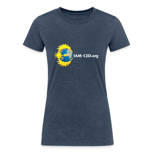 iam-ced.org Logo Phoenix - Women's Tri-Blend Organic T-Shirt