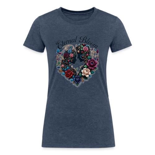 Eternal Bloom Embrace T-Shirt - Women's Tri-Blend Organic T-Shirt