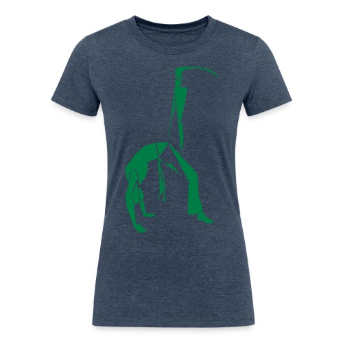 ponte_shape - Women's Tri-Blend Organic T-Shirt