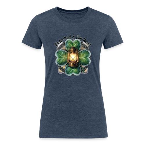 Pinch-Proof Lantern Clover T-Shirt - Women's Tri-Blend Organic T-Shirt