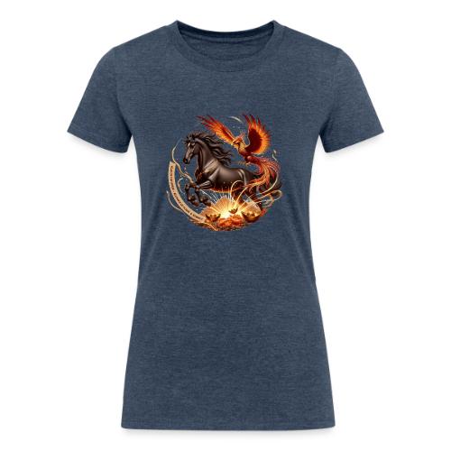 Year of the Horse Phoenix T Shirt, Lunar NY Gift - Women's Tri-Blend Organic T-Shirt