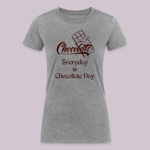 Chocolate Everyday - Women's Tri-Blend Organic T-Shirt
