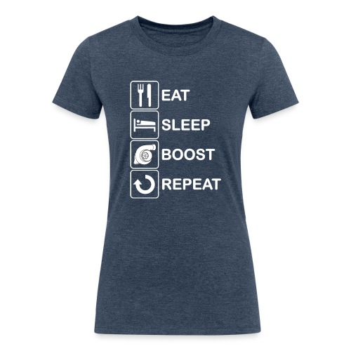 Eat Sleep Boost Repeat - Women's Tri-Blend Organic T-Shirt