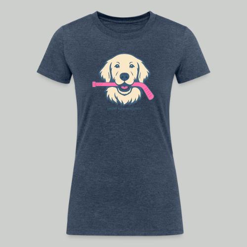 GOLDEN RETRIEVER HOCKEY DOG - Women's Tri-Blend Organic T-Shirt