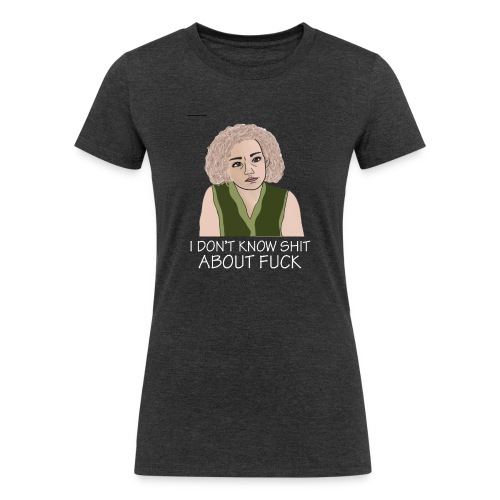 i don t know shit about fuck - Women's Tri-Blend Organic T-Shirt