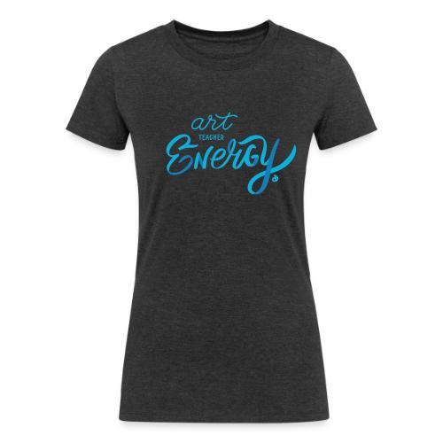 Art Teacher Energy (AOEU Blue) - Women's Tri-Blend Organic T-Shirt