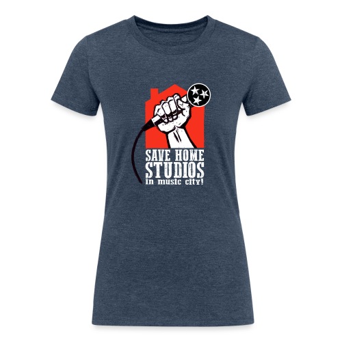 Save Home Studios In Music City - Women's Tri-Blend Organic T-Shirt