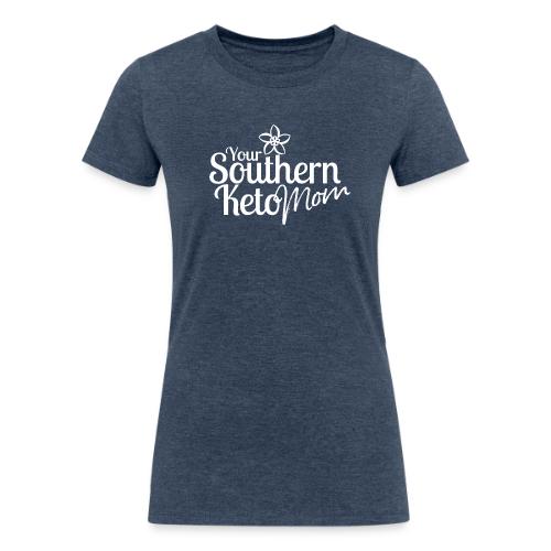 Southern Keto Mom - White - Women's Tri-Blend Organic T-Shirt