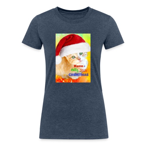 Sweet Punkin Santa - Women's Tri-Blend Organic T-Shirt