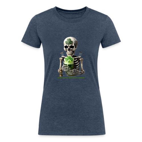 Eternal Stout Skeleton Graphic Tee - Women's Tri-Blend Organic T-Shirt